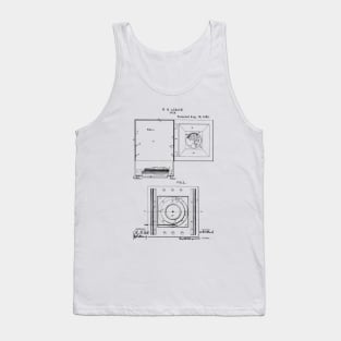 Oven Vintage Patent Hand Drawing Tank Top